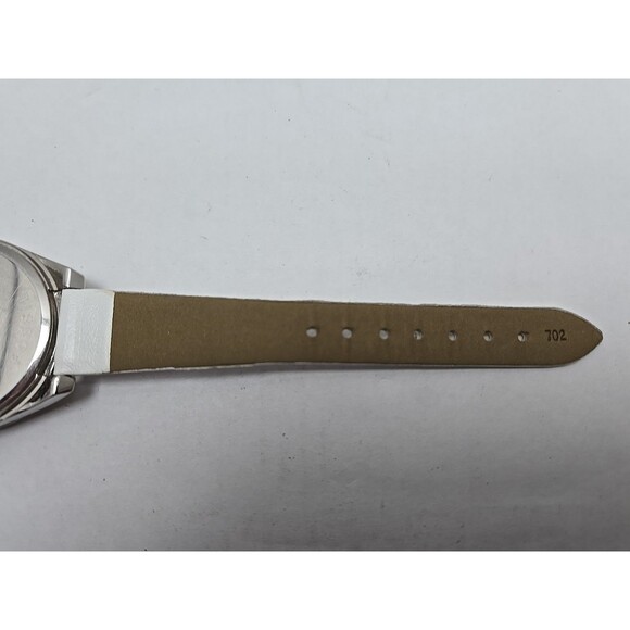 Fossil ES-2462 Peace Sign Crystal Bezel 37mm Womens Quartz New Battery Watch 50M - Picture 11 of 12